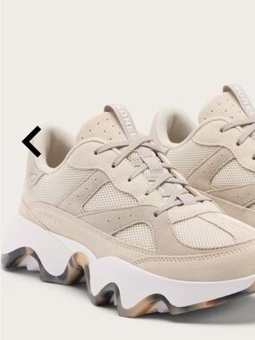 The Sorel Kinetic Array Women's Sneaker 
(pink laces)
